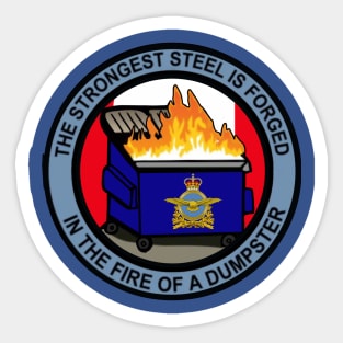 RCAF Dumpster Fire Sticker